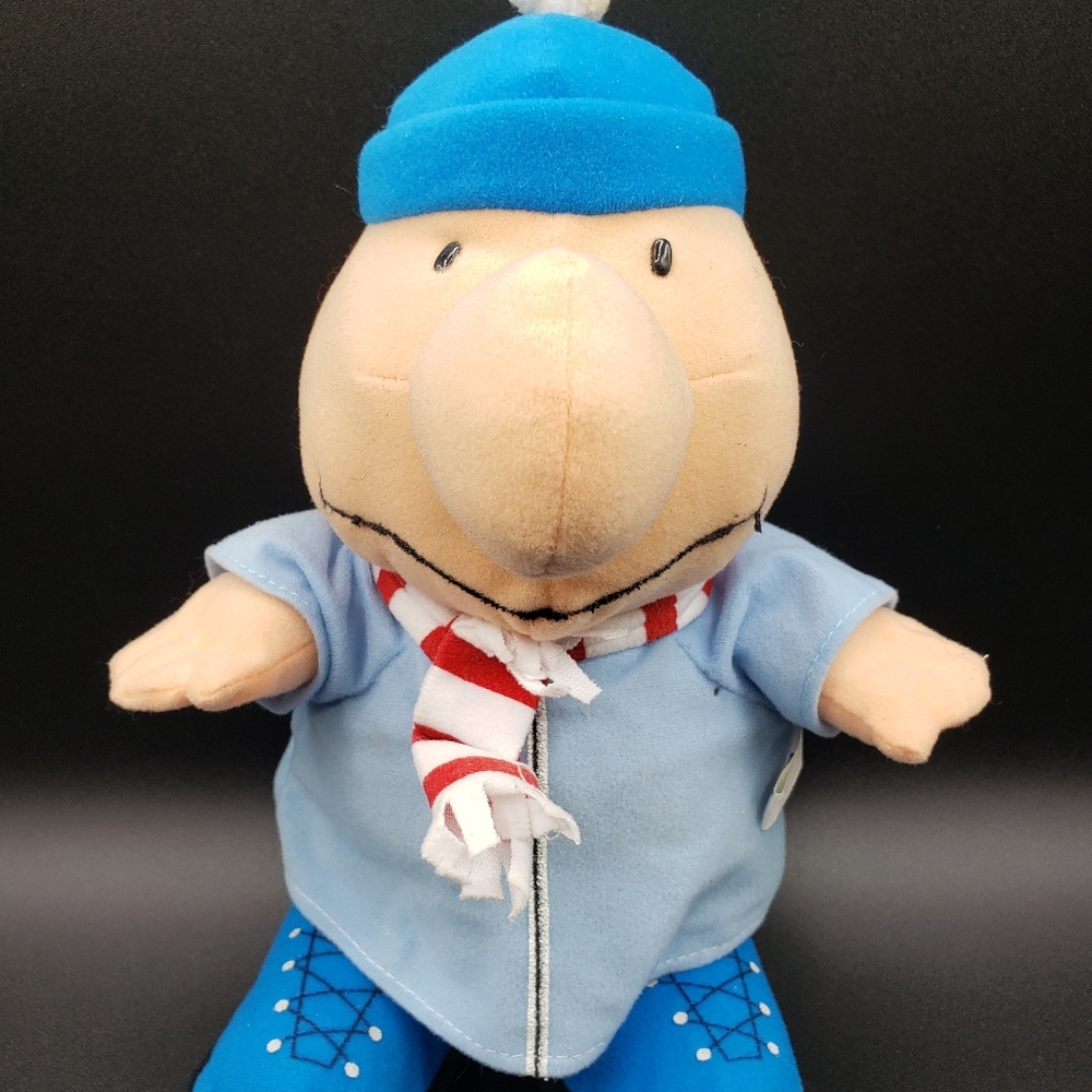 Rare Nanco 2007 Ziggy and Friends Ziggy 10” Plush Doll with Scarf by Tom Wilson.